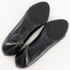 LOUIS VUITTON Monogram flower pumps Round toe black leather flour Women Used