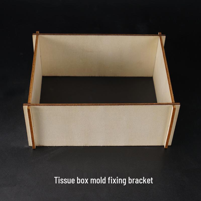 

Poppy Crystal Resin Mold Silicone Tissue Box Anti-Deformation Stand Tool