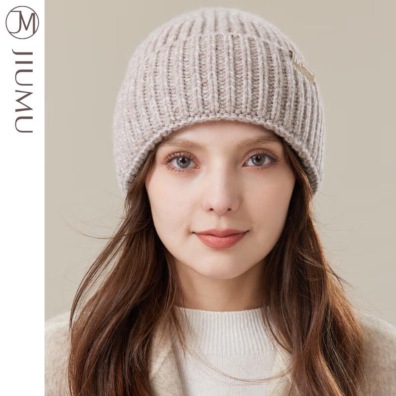 

JIUMU Women s Pure Wool Knitted Beanie MY085