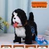 Plush Electric Toy Dog: Walking, Barking, Tail-Wagging, and Music with Induction Feature