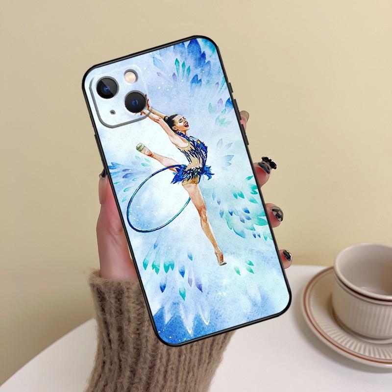 

Масляная живопись Гимнастика Чехол для телефона Для iPhone 17 Pro Max 14 13 12 11 15 16 Pro Max mini Plus 16e 17 Air Cover Funda iPhone 17 Pro
