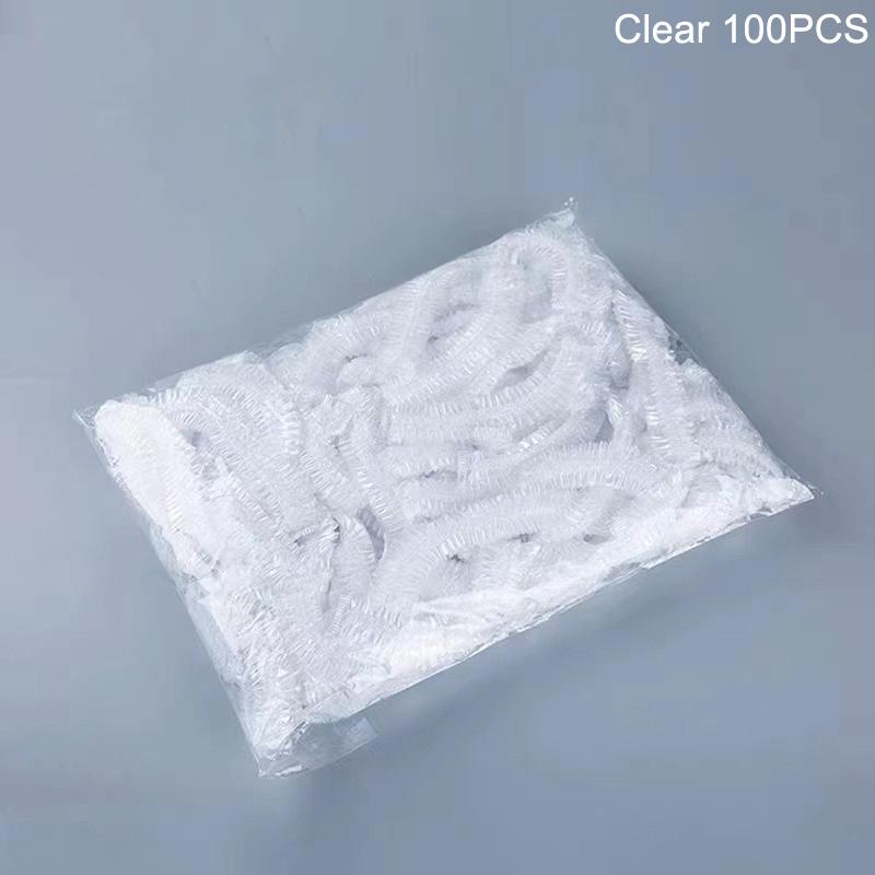 

100 шт одноразовые шапочки для душа для купания водонепроницаемые шапочки для сушки волос для взрослых чистый