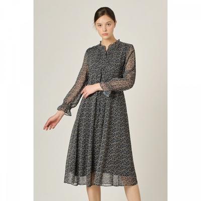 Print Frill Dress B4m4i601