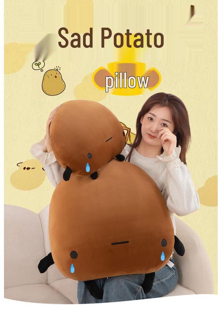 Cute Potato Doll Hug Pillow & Hand Warmer