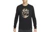T Shirts Men's Black Crew Neck Moderate Straight Fit DJ1918-010