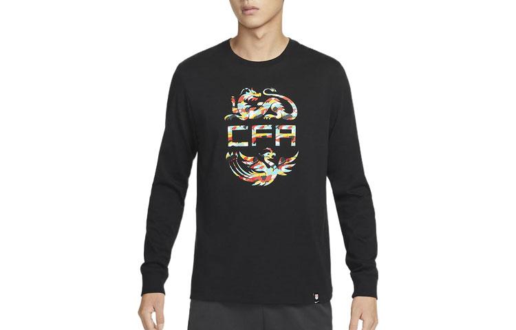 

Nike T Shirts Men s Black Crew Neck Moderate Straight Fit DJ1918-010 L