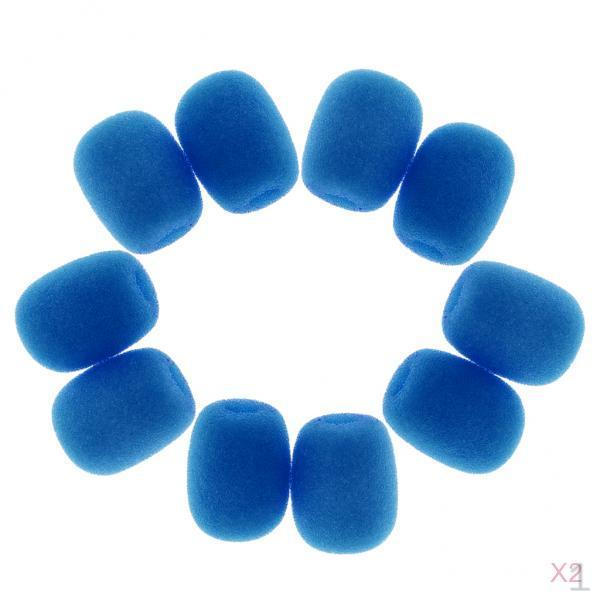 

Мини Микрофон Микрофон Губчатый Чехол Ветрозащита Упаковка из 20 штук, Синий