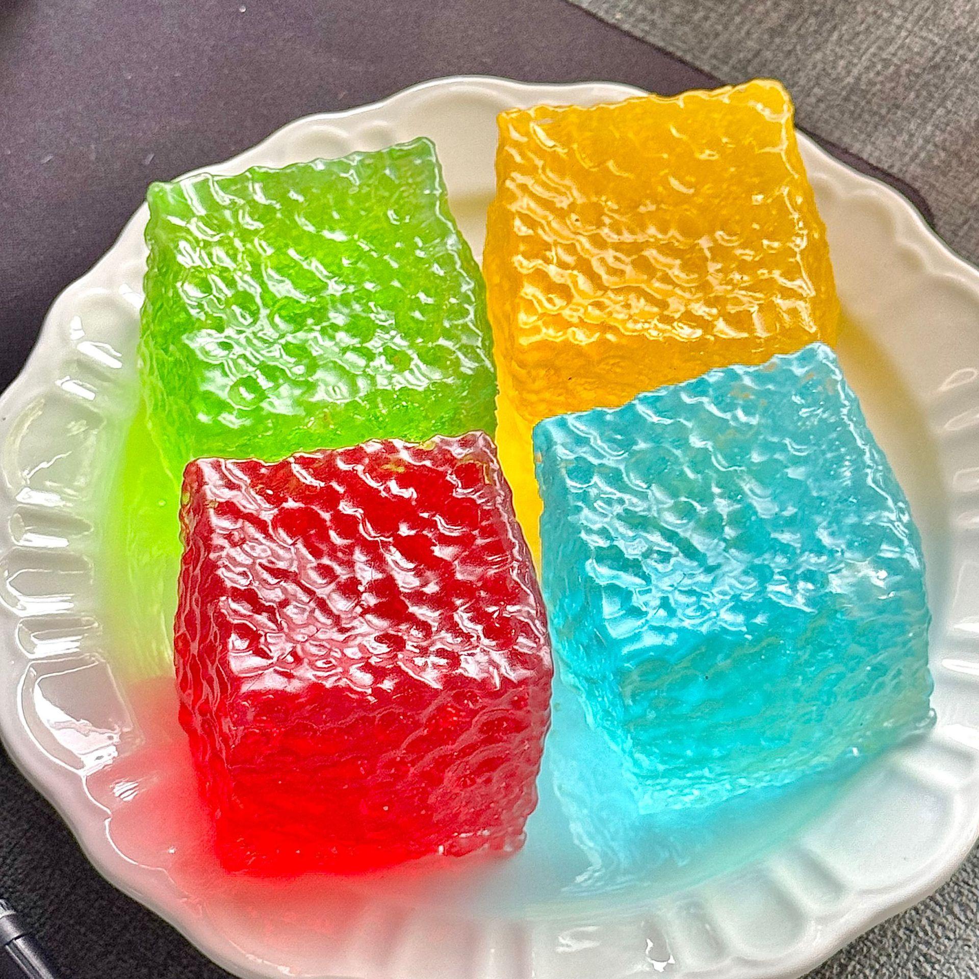 

Toys Toys Kids Childrens Honeycomb Maltose Squishy Stress Relief Slow Rebound Square Ice Skin Maltose Squeeze Fidget for Adult Gift Presents красный