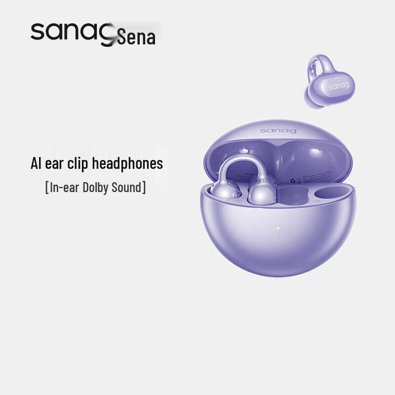 SANAG S6SProAI Ear Clip Bluetooth Headphones