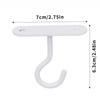 Rust Resistant Ceiling Wall Mounted Hook Durable Heavy Load Hanging Bracket for Plant Baskets Lantern Bird Feeder Home Storage