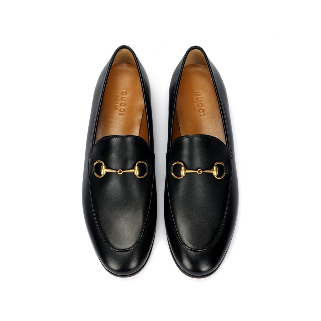 Gucci Betis Glamour Leather Loafers Black Women's 482464 BLM00 1000
