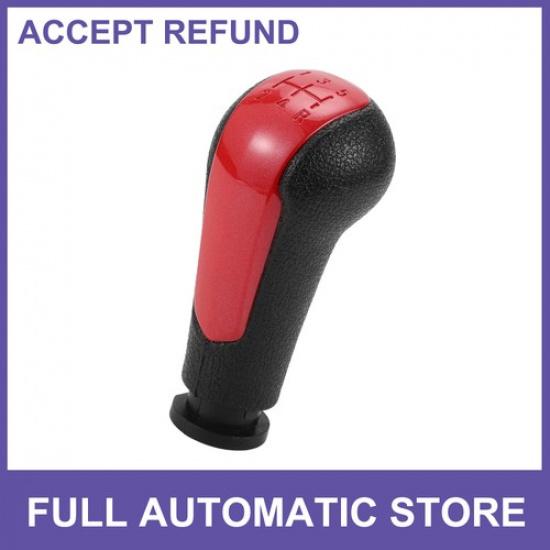 

5 Speed Shift Knob for Chevrolet Spark Plastic Stick Shifter Knob Red Black 1Pc