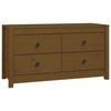 821777 vidaXL Sideboard Honey Brown 100x40x54 Cm Solid Pine Wood