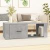 Vidaxl Couchtisch, Beton Grau, 100X50,5X35 Cm