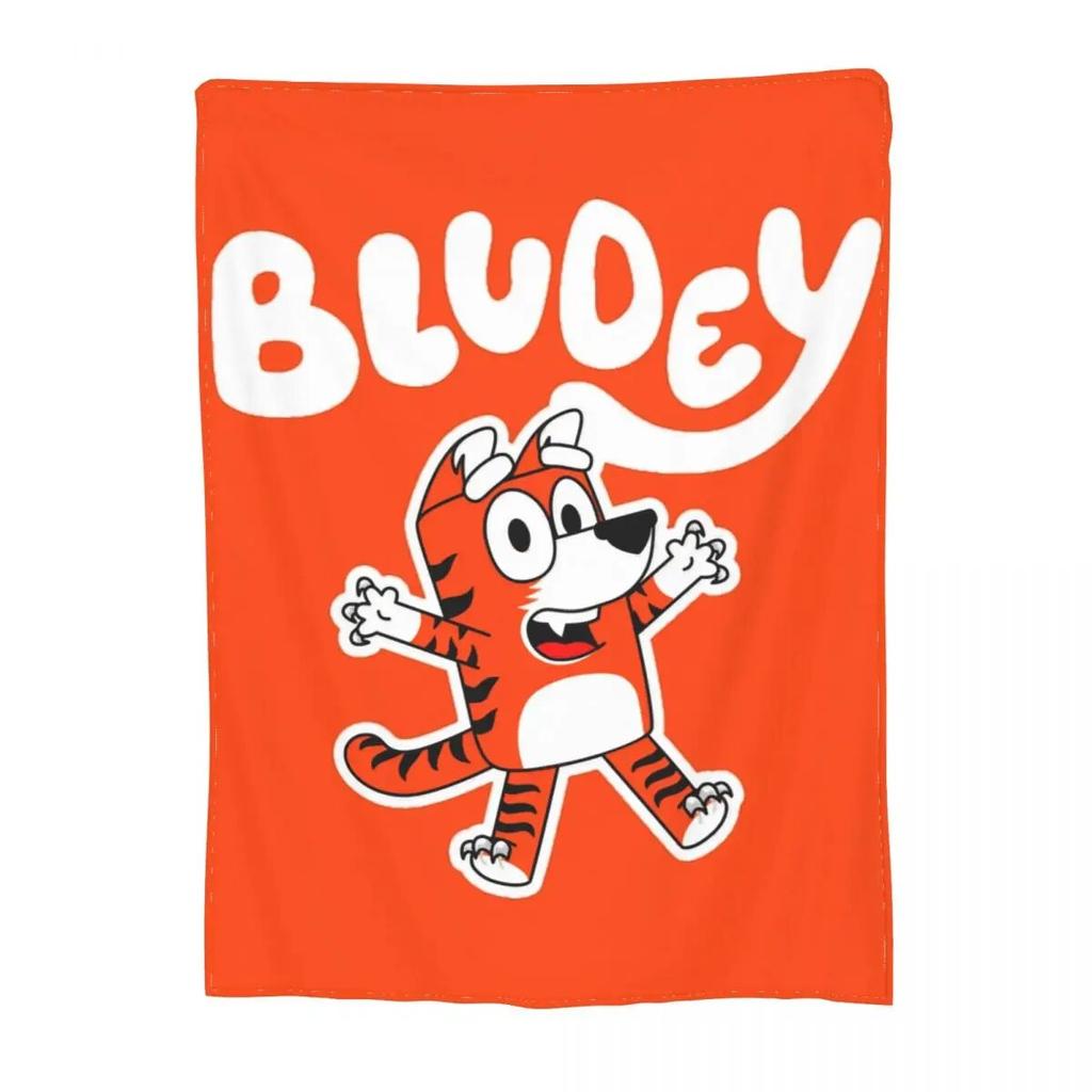 Comfort Blueys Tanzdecke, Zubehör, Sofa, dekorative Bingo-Heeler-Decke, Überwurf, superweiches Flanell für Couch
