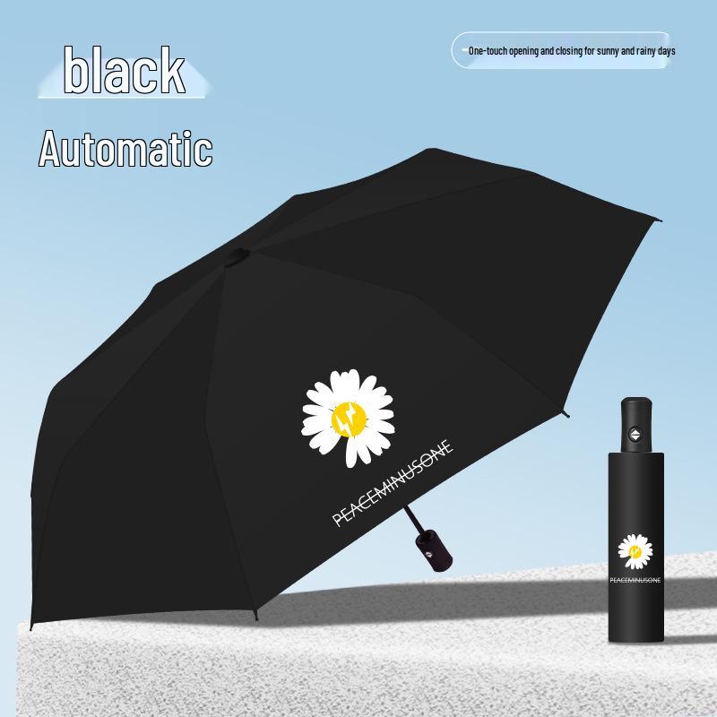 Umkehrbarer UV-Sonnenschirm: Anti-Ultraviolett Unisex Schwarzer Regenschirm mit individuellem Logo