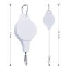 Sturdy Retractable Gardening Plant Hooks Heavy Duty Auto Lock Hanging Basket Hook Adjustable Height Bird Feeder Hook Garden Use