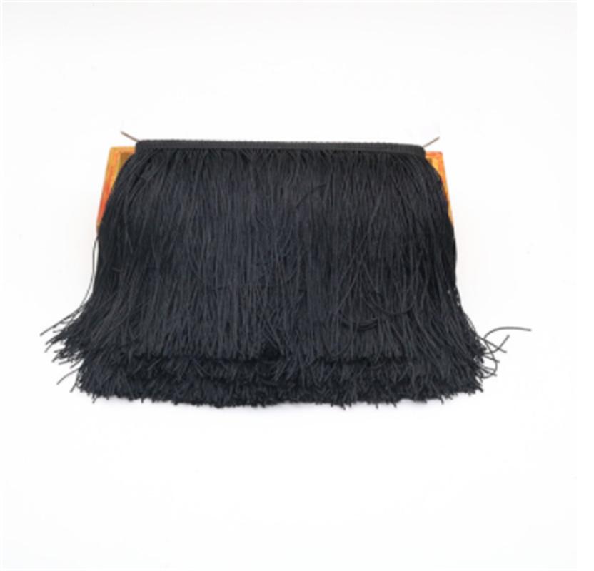 1 yards Long Fringe Lace Tassel Polyester Lace Trim Ribbon Latin dance skirt curtain fringes for sewing DIY Accessories tassle