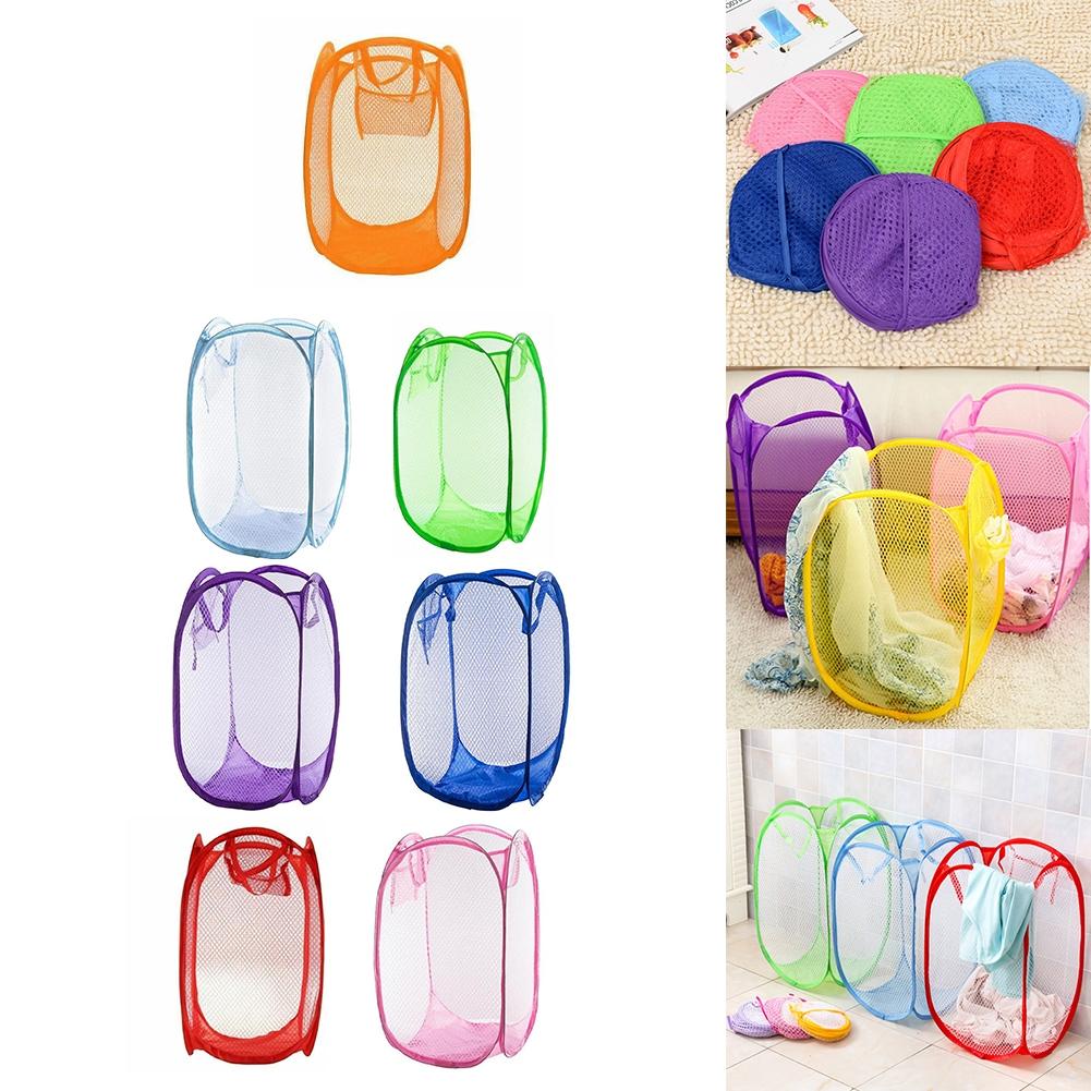 Foldable Clothes Basket Hamper Large Laundry Polyester