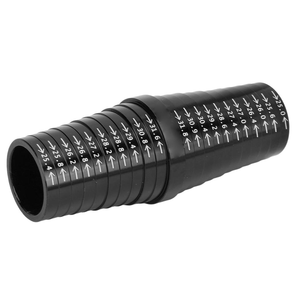 Miernik Rury Podsiodełkowej i Sztycy Łatwy w Użyciu Wysoka Dokładność Narzędzie do Pomiaru Rozmiaru Rury Podsiodełkowej i Sztycy dla Sztyc od 25 mm do 31,8 mm