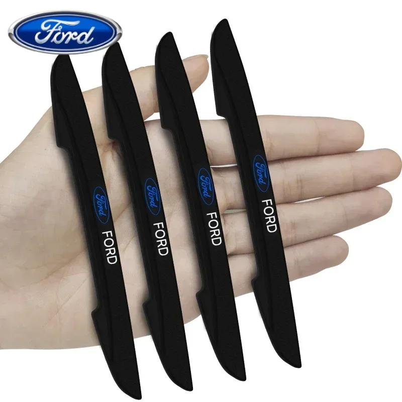 Adesivo per auto 2026 Ford 4 pezzi Striscia protettiva in silicone per paraurti e portiere per Ford Focus ST 2 Fiesta Mk3 2011 F150 Ranger Fusion