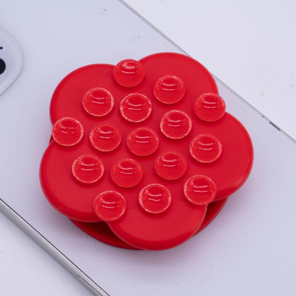 Silikon Çiçek Vantuzlu Telefon Tutucu ve Airbag Standı