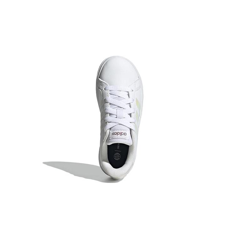 (GS) Adidas Grand Court 2.0 Lifestyle Tennis 'White Iridescent' Kids' GY2326