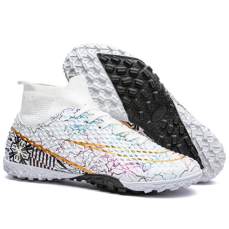 2025 Fußballschuhe High-Top TF Nocken Kunstrasen AG Nocken Jungen und Mädchen Jugendliche Schüler Trainingsschuhe