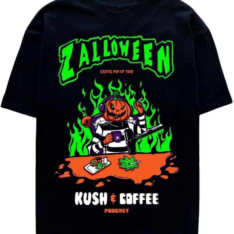 Halloween T-shirt Encore Red Funny Pumpkin Valley Ghost Wizard Skeleton Horror Short Sleeve Christmas