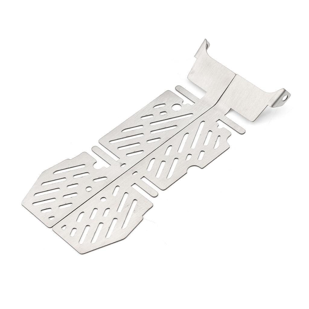 Stainless Steel Chassis Armor Protection Anti Skid Battery Protection Plate Replacemet for Traxxas TRX4 1 10 Remote Control Crawler