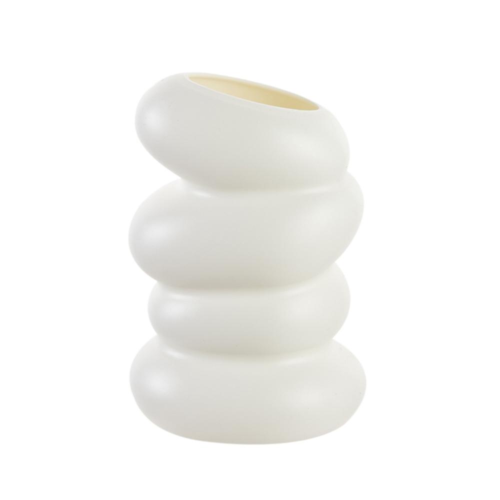 Plastic Vase Imitation Ceramic Flowers Pots Wedding Home Room Outdoor Garden Table DIY Gift Bonsai Festival Yard Garden Decor