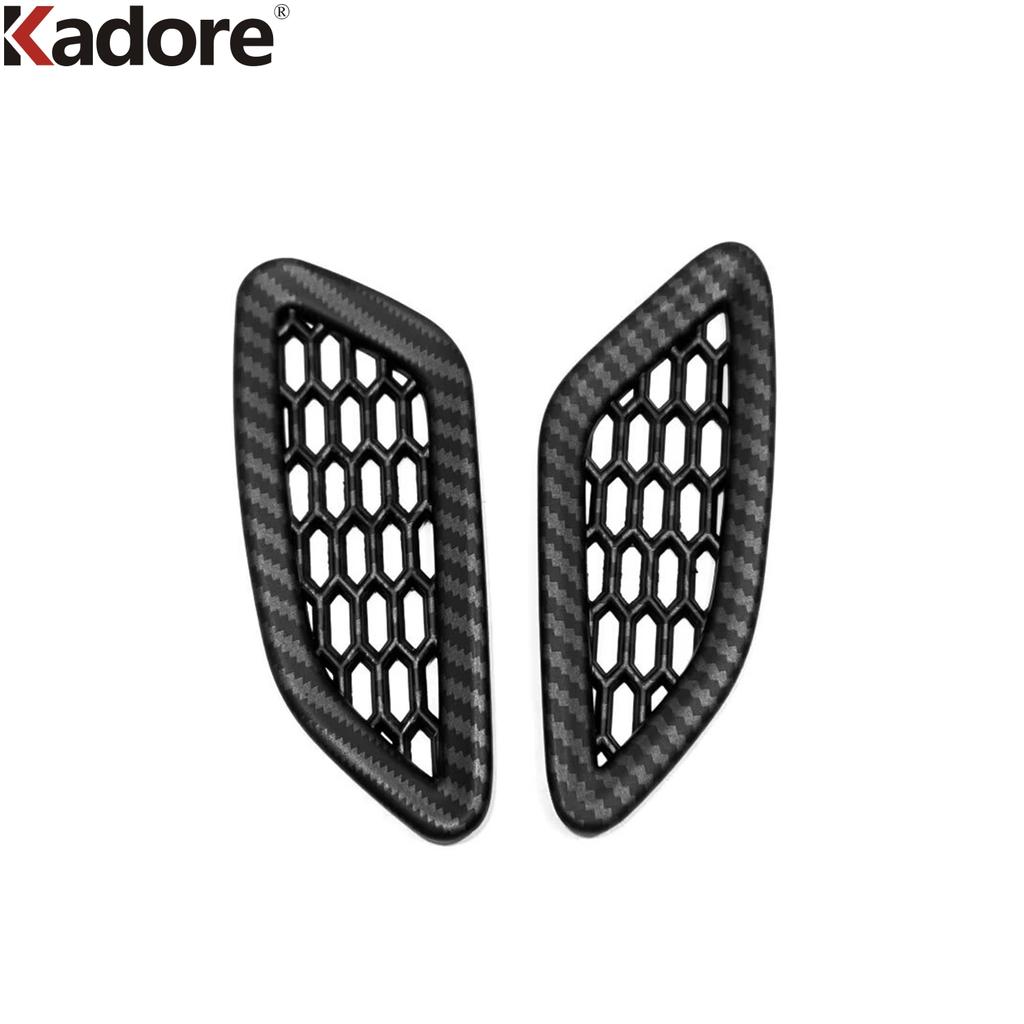 For Hyundai Sonata 2024 2025 2026 Carbon Fiber Car Front Upper Air Condition Vent Outlet Cover Trim Inteiror Accessories