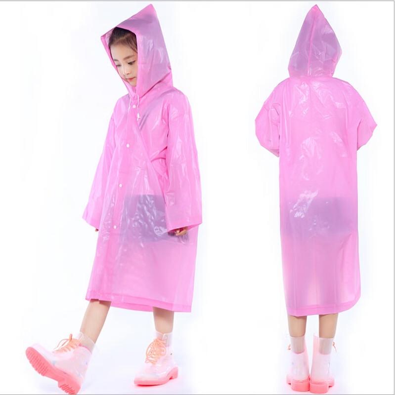 Children's Reusable EVA Raincoat