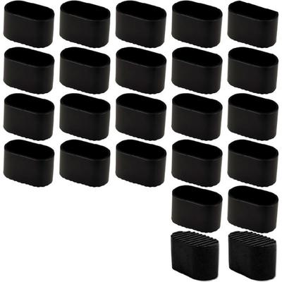 24 Lotti Coprigambe in Gomma per Mobili Antiscivolo Universali Proteggiamanici per Gambe di Sedie per Uso Domestico Ufficio Biblioteca