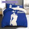 Aitana Custom Name Pattern Bedding,Quilt Set Quilt Cover Pillowcase Home Birthday Gift(1 * Duvet Cover + 2 * Pillowcase, Without Core)