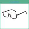 Vintage Geometric Half Frame Glasses For Men And Women With Blue Light Protection