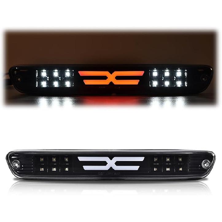 G-PLUS Red Lens LED 3Rd Brake Light Fit Leer, ARE, Century, Jason And Astro LED Recessed 3Rd Third Brake Light Lamp AT-LED-36R Chrome Housing