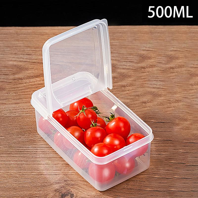 Fruit Vegetable Packaging Food Storage Box Kitchen Refrigerator Fresh-Keeping Box Classified Grid Food Storage Containers