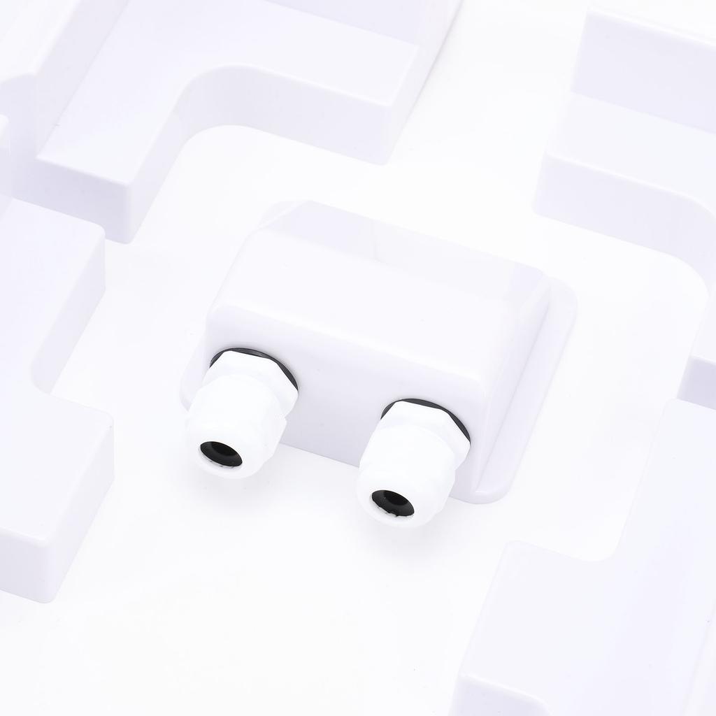 Solar Panel Mount Kit Solar Panel ABS Corner Brackets Dual Hole Junction Box Easy To Install Wear Resist Widely Used for RVs