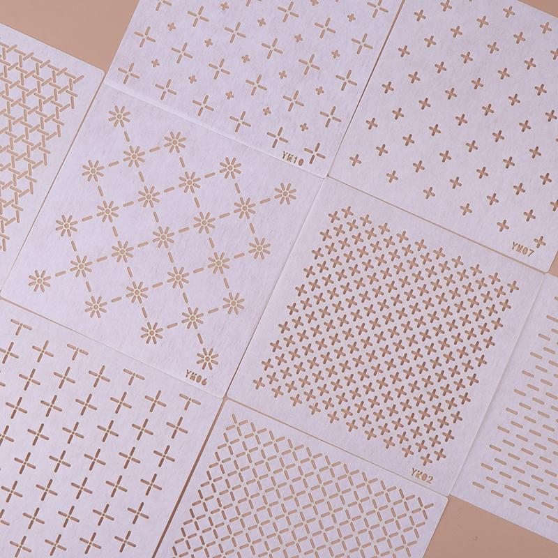 Embroidery Stencils Quilting Templates Set Reusable Pet Traditonal Patterns For Embroidery, Home Decor, Fabric Crafts