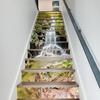 13 Strips Vinyl 3D Natural Landscape Removable Wall Murals  Stair Risers Decals