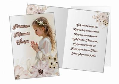 First Communion Card for Girl 4