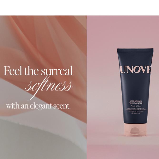 Unove Deep Damage Hair Treatment EX Tender Bloom 207ml + 100ml