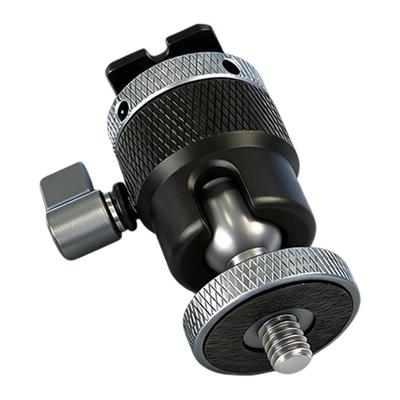 Adaptateur de griffe froide rotatif universel en aluminium avec vis 1/4 po pour appareil photo, téléphone et moniteur
