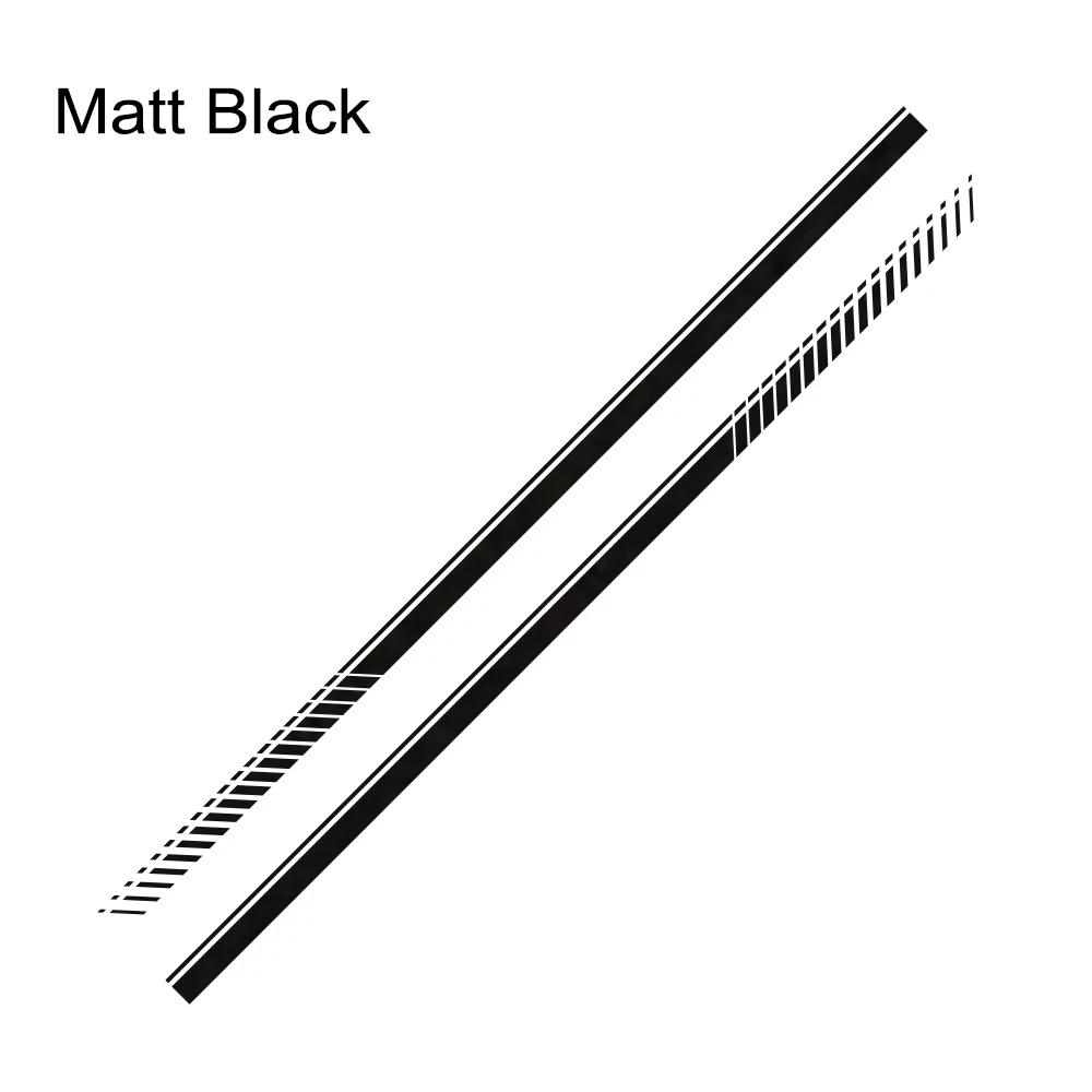 2PCS Car Door Waist Line Side Racing Stripes Decoration Stickers Auto Body Decor Vinyl Film Decals Accessories For Toyota Hiace