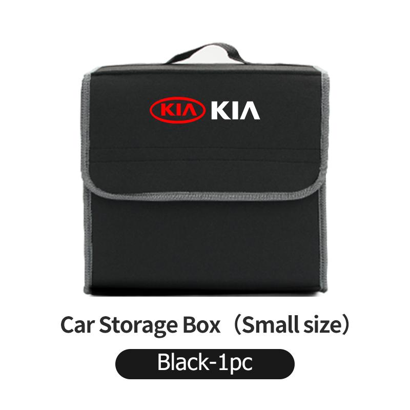 BBEI1 For KIA Car Trunk Storage Box Foldable Stowing Tidying Container Bag Accessories Sorento Stinger Soul Spectra Niro Cadenza