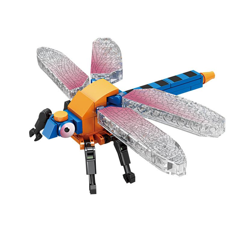 Kai Zhi Compatible Lego Insect Toy: Mantis Model Building Blocks for Kids, Educational Animal Jigsaw Puzzle Gift