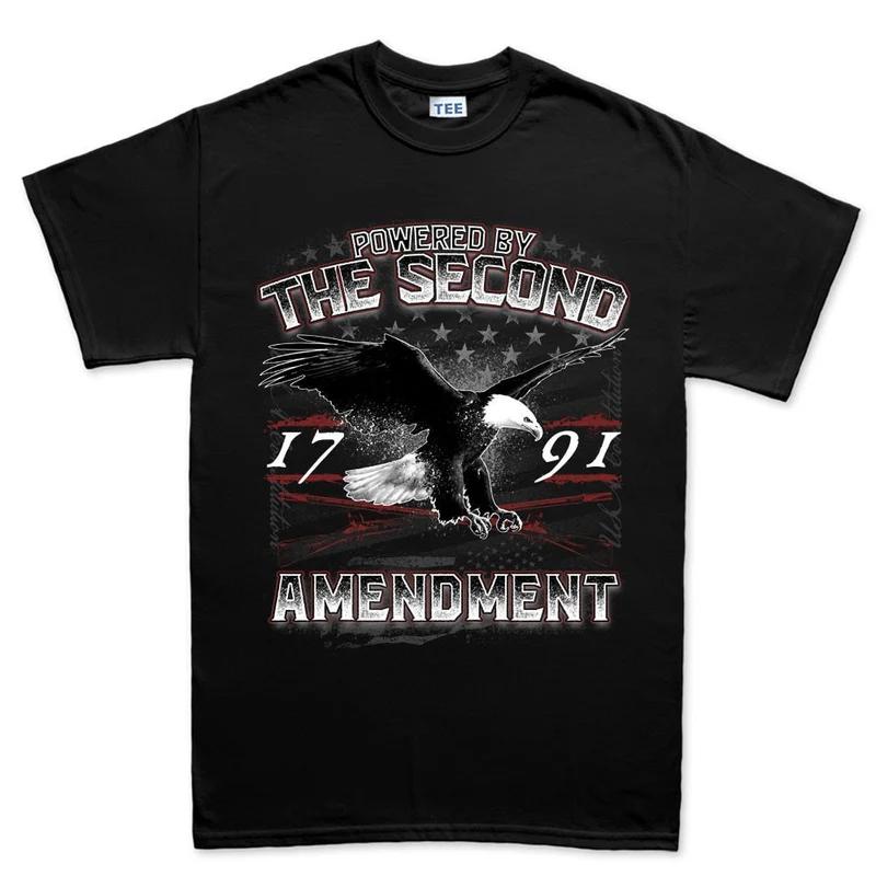 Eagle Cotton TShirt Casual Streetwear Vintage Style Unisex Fitness Muscle Black M