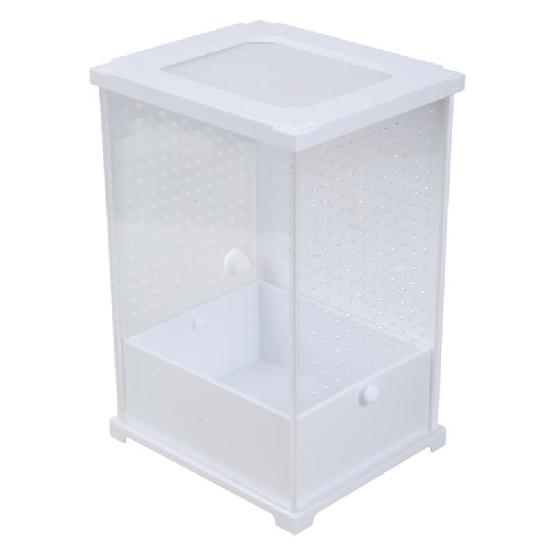 Clear Feeding Box Hatching Container with Lid Geckos Supplies