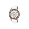 STANDARD Series 50 Meters Waterproof Quartz Movement Leather Strap Japanese and Korean Watch 37mm Women's Watch White Dial LTP-E135L-7A